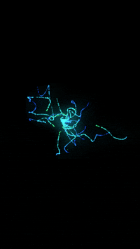 Glow Digital Art GIF by time