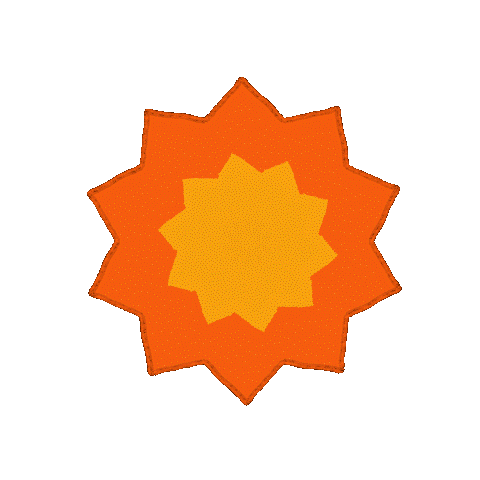 Illustration Sun Sticker