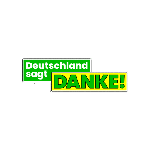 Danke Sticker by SFBerlin