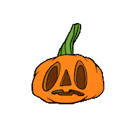Halloween Orange Sticker by subtlestrokes