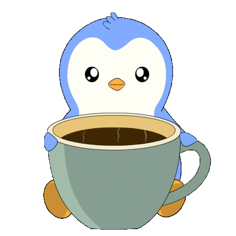 Good Morning Sticker by Pudgy Penguins