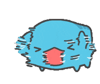 cat no Sticker by Capoo