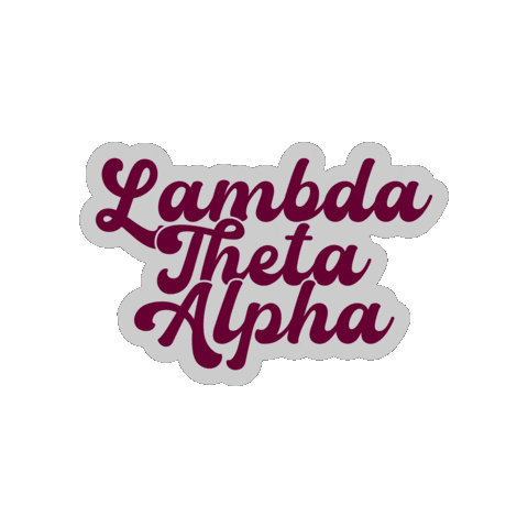 Lambda Theta Alpha Sticker by Greek Swag Pack