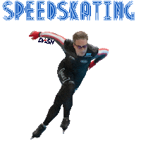 Speed Skater Sticker by DASH Skating