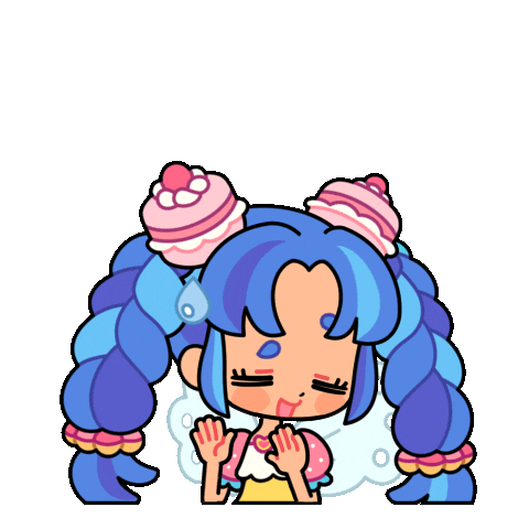 SparklesMagicalMarket giphyupload no blue shy Sticker