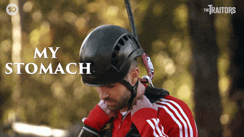 Fall Out Stomach GIF by The Traitors Australia