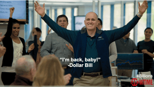 dollar bill im back baby GIF by Billions