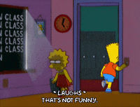 bart simpson laugh GIF