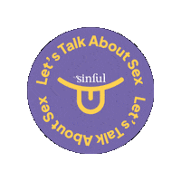 Round Love Sticker by sinful.global