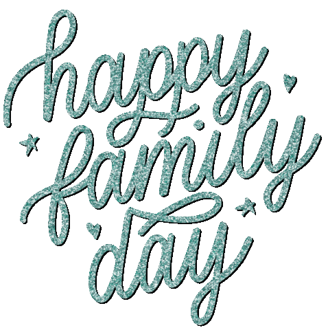 Family Day Lettering Sticker