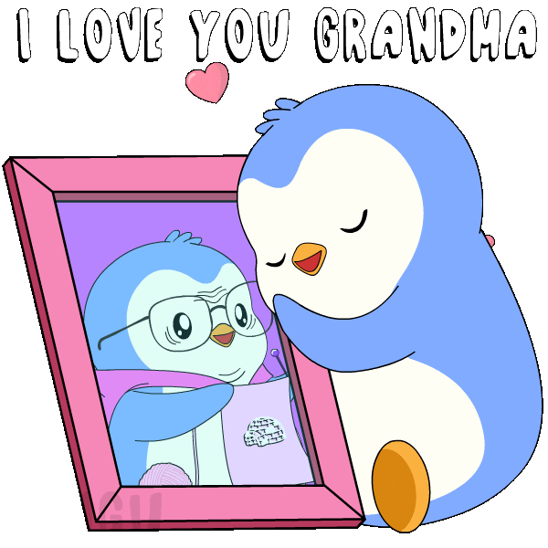 The Best Love Sticker by Pudgy Penguins