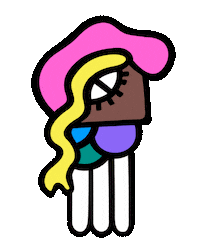 Ice Cream Girl Sticker by Masomenos