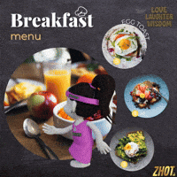 Breakfast Time GIF by Zhotcita