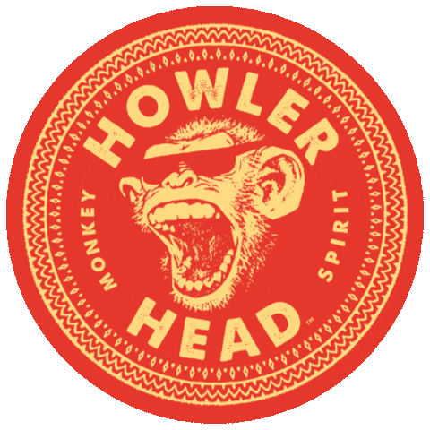 howlerhead giphyupload head banana whiskey Sticker