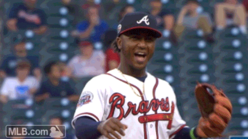 Atlanta Braves Laughing GIF by MLB