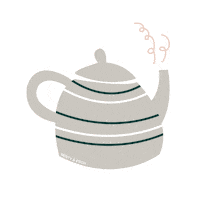 MintyPosh coffee tea chocolate pot Sticker