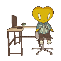 At Work Lol Sticker by LT3 Creations
