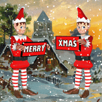 Merry Christmas Elf GIF