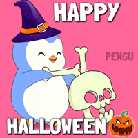 Trick Or Treat Halloween GIF by Pudgy Penguins