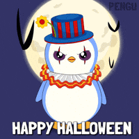 Trick Or Treat Halloween GIF by Pudgy Penguins