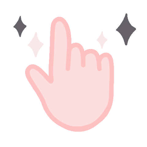 New Post Hand Sticker by Naima Giovannini
