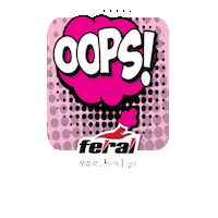 feralgr oops feral carcare carcareproducts Sticker