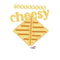 Grilled Cheese Sticker by Gayo Azul