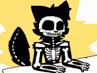 Skeleton Electricity GIF