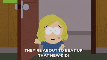 girl leans on door looking GIF by South Park 