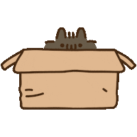 Cat No Sticker by Pusheen