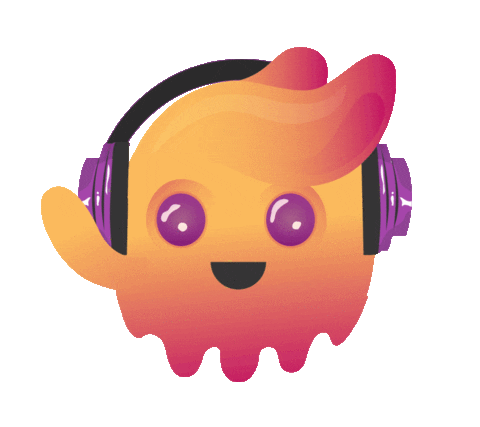 upflowme giphyupload uf mascote chatbot Sticker