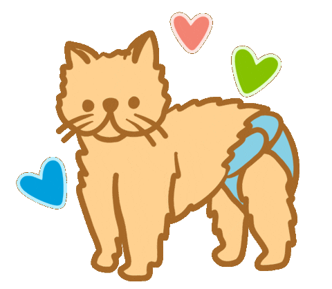 Orange Cat Sticker by Weruva