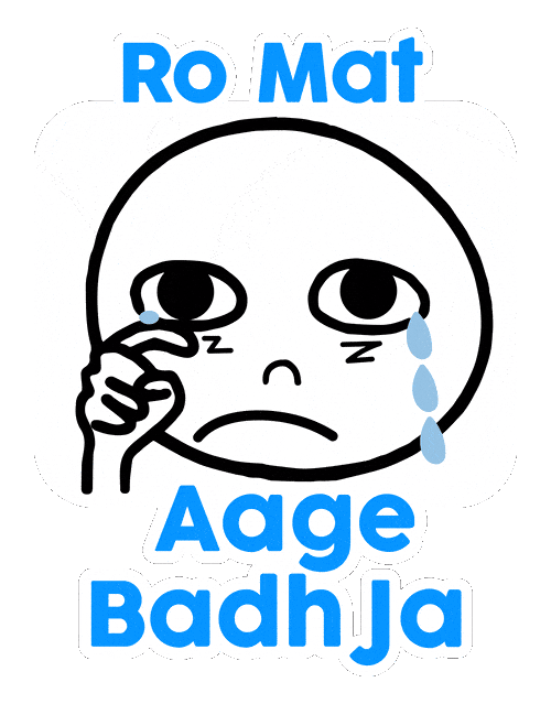 Centerfreshin crying cry move gum Sticker