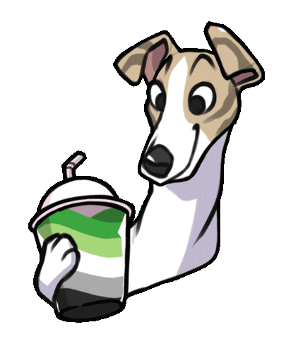 Dog Rainbow Sticker