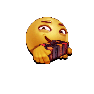 Poker Face Reaction Sticker by GGPoker