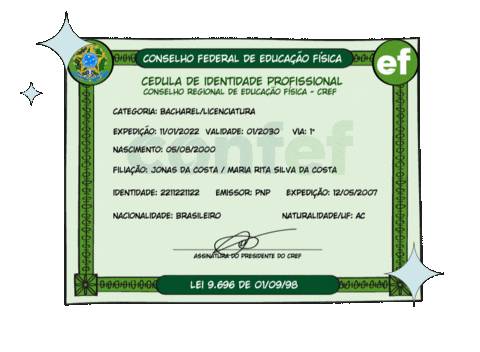 Profissional De Educação Física Sticker by CONFEF