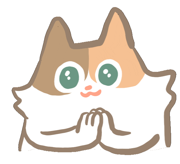 Cat Applaud Sticker