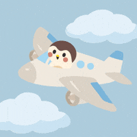 Happy Air Travel GIF by Finch Care