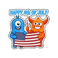 Happy Independence Day Sticker by Momo & Tulus