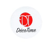 Decotimecrafts logo paper crafts rotating Sticker