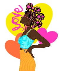 Black Lives Matter Love Sticker by Tyler Resty