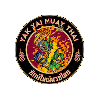 Yakyaimuaythai thailand muaythai phuket nakmuay Sticker