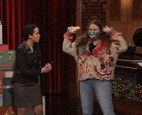 Jimmy Fallon Christmas Sweater GIF by The Tonight Show Starring Jimmy Fallon