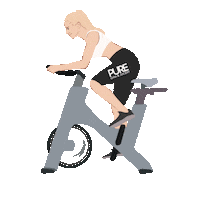 Pure Gym Spinning Sticker by Pure Movement