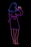 neon lights drinking GIF by Kate Hush