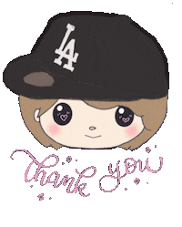 La Thank You Sticker