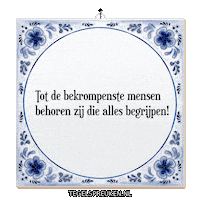 Wijsheid Spreuk Sticker by Tegelspreuken.nl