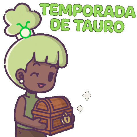 Treasure Chest Zodiac Sticker by Castaways