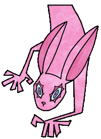 Animation Hare Sticker