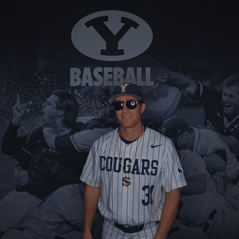 Sport Baseball GIF by BYU Cougars